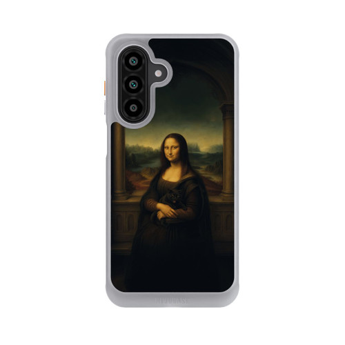 Samsung Galaxy A57 5G NIVOcore Mona Lisa von Leonardo da Vinci mit schwarzer Katze mit KI