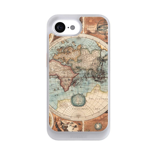 Apple iPhone 17e NIVOcore Vintage Weltkarte