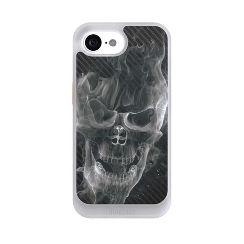 Apple iPhone 17e NIVOcore rauchender Totenkopf Carbon