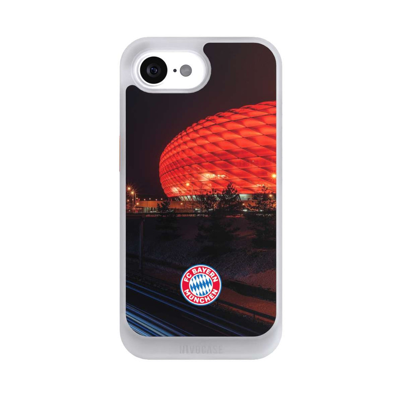 iPhone 17e NIVOcore Allianz Arena bei Nacht FCB