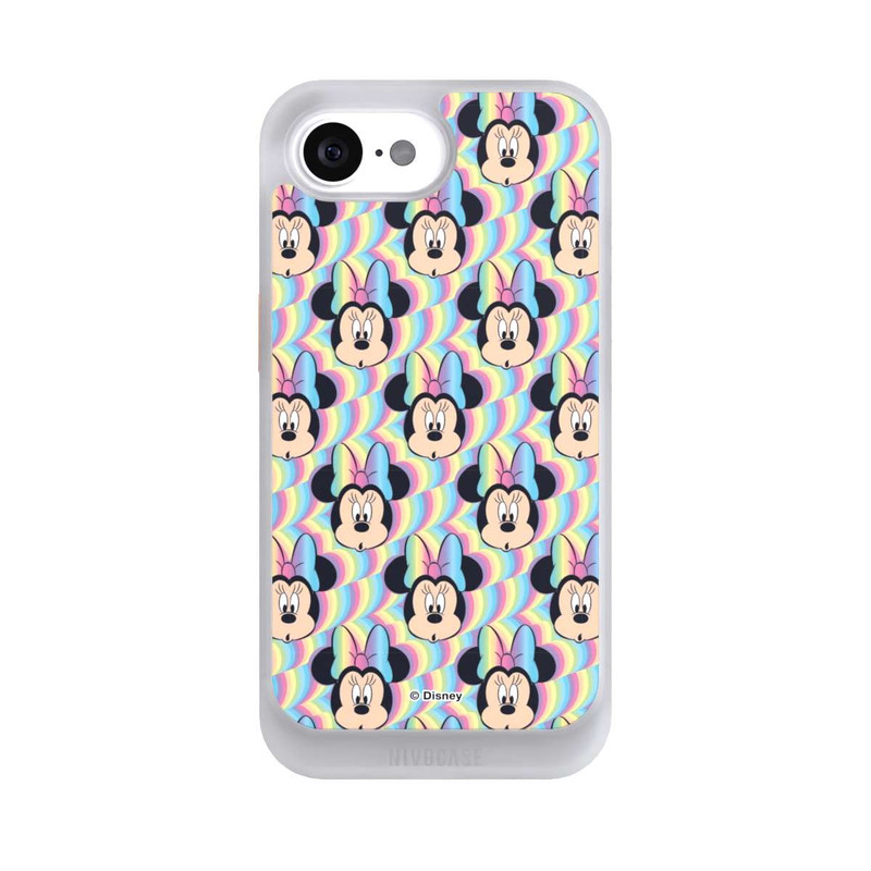iPhone 17e NIVOcore Minnie Visages d'arc-en-ciel