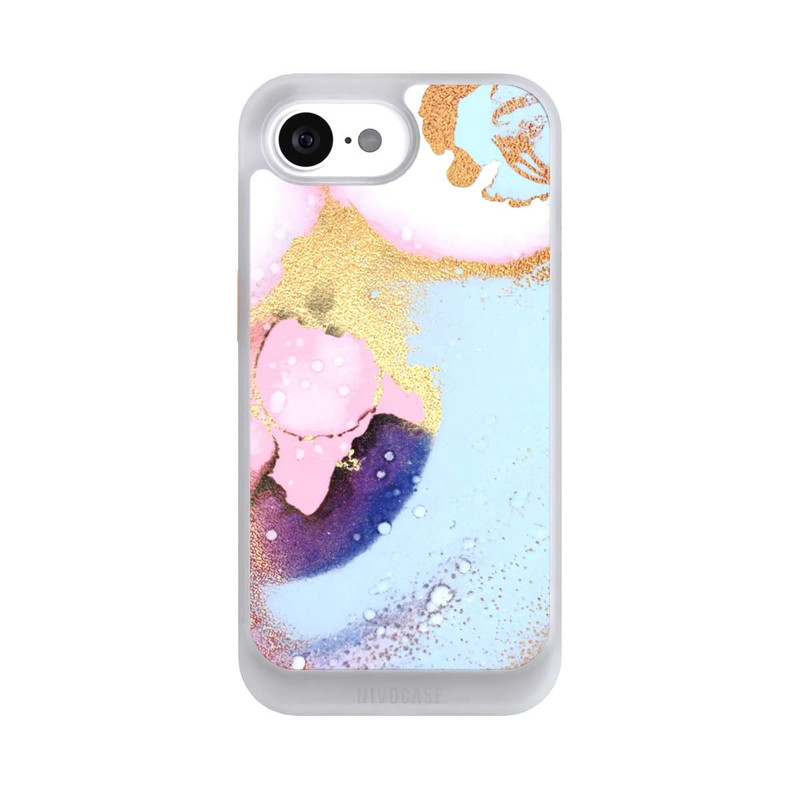 iPhone 17e NIVOcore Pastel Glamour Ink Texture