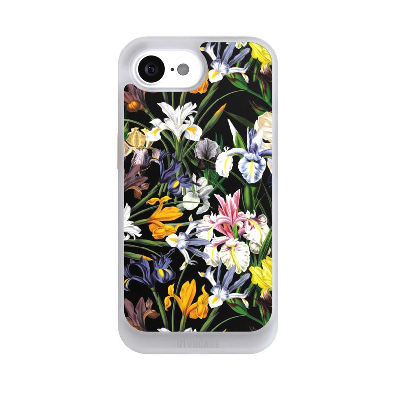 iPhone 17e NIVOcore Dunkle Wildblumentapete