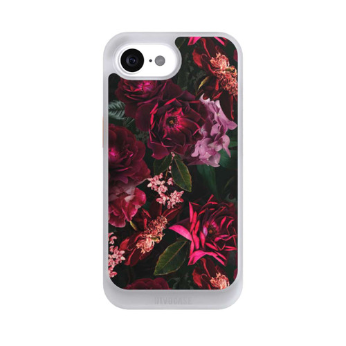 Apple iPhone 17e NIVOcore Dunkle romantische Vintage Rosen und Pfingstrosen