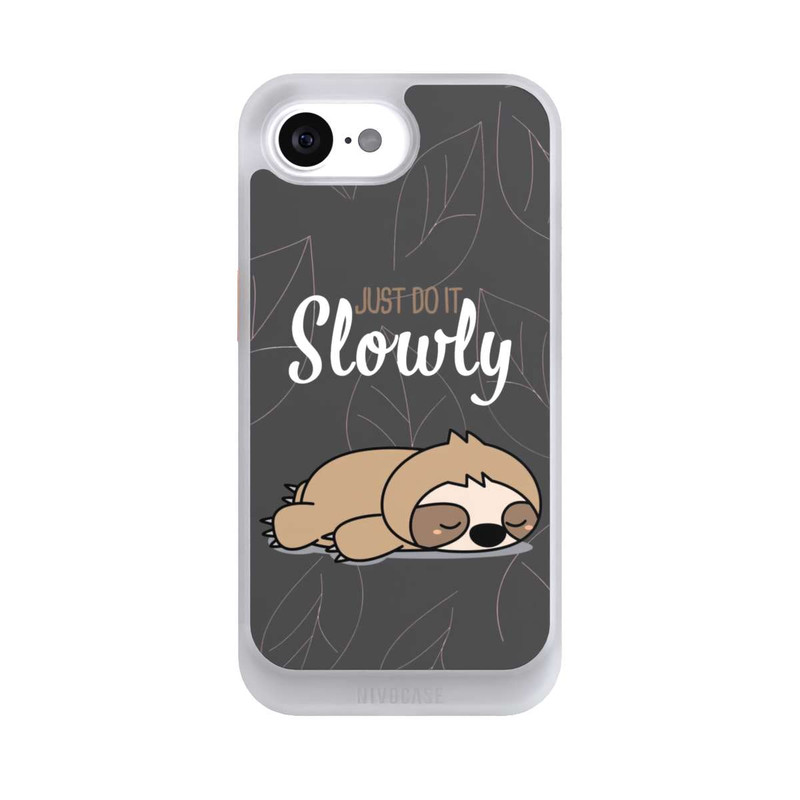 iPhone 17e NIVOcore Just Do It Slowly Sloth Grey