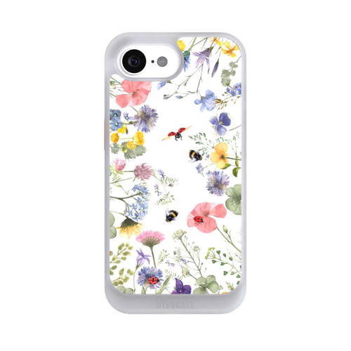 Apple iPhone 17e NIVOcore Bunte Frühlingsblumen und Bienen