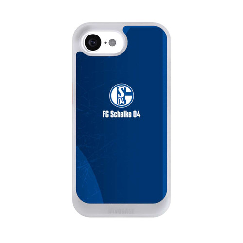 Apple iPhone 17e NIVOcore Schalke 04 Blauer Hintergrund Mit Logo