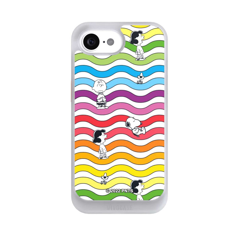 iPhone 17e NIVOcore Snoopy Pattern Rainbow