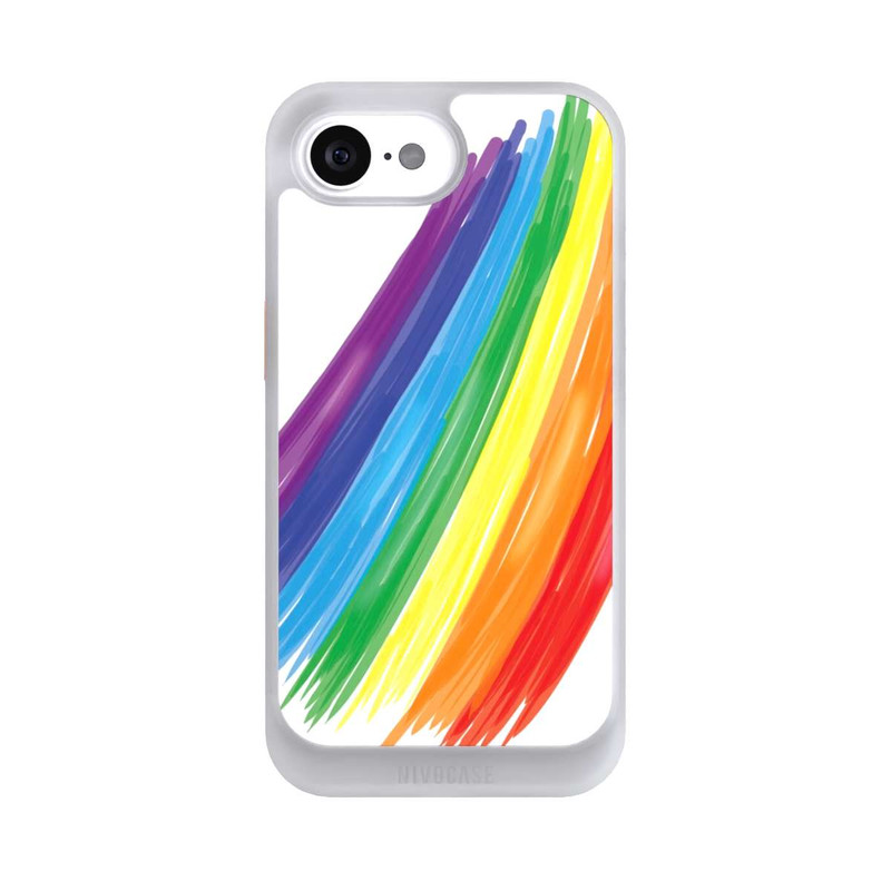 iPhone 17e NIVOcore Rainbow Paint Brush
