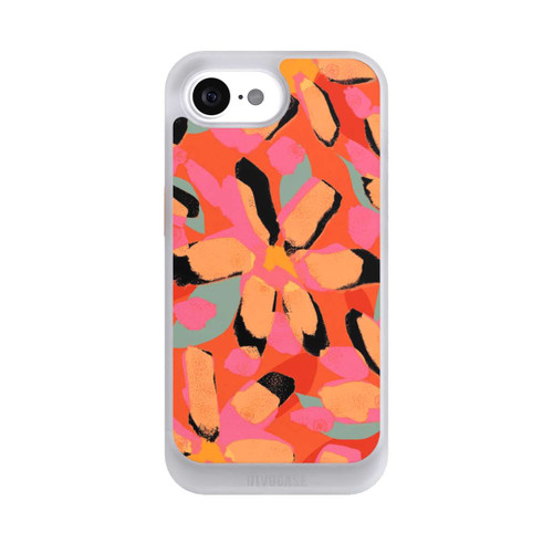 Apple iPhone 17e NIVOcore Orangenblüten-Muster