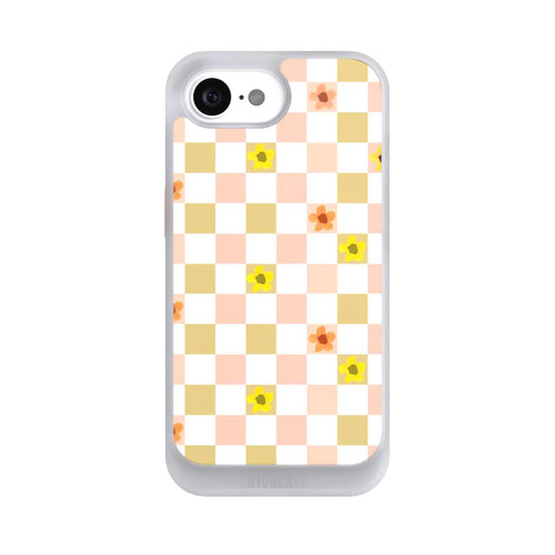 Apple iPhone 17e NIVOcore Checks Nostalgic Pastel Flowers