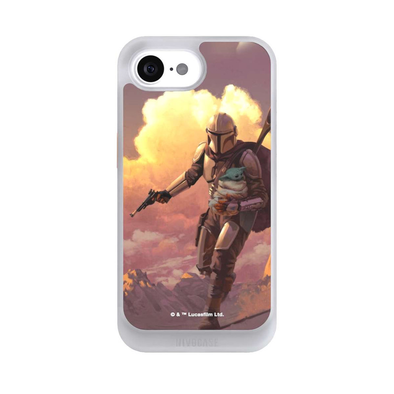 iPhone 17e NIVOcore Der Mandalorianer und Grogu Sonnenguntergang Wolken