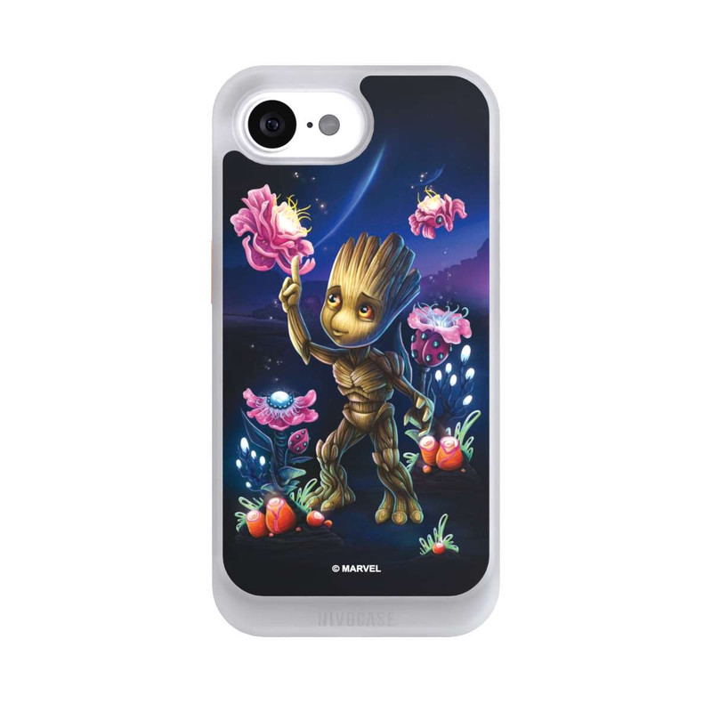 iPhone 17e NIVOcore Baby Groot Blumen