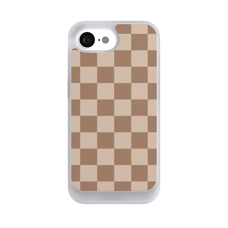 iPhone 17e NIVOcore Braun Karo