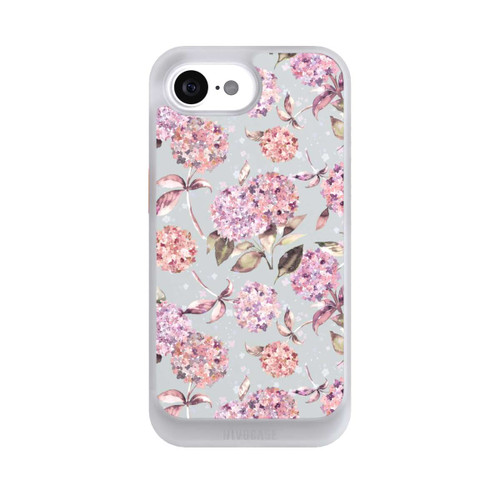 Apple iPhone 17e NIVOcore Pastel Magic Hydrangea Floral Watercolor Pink