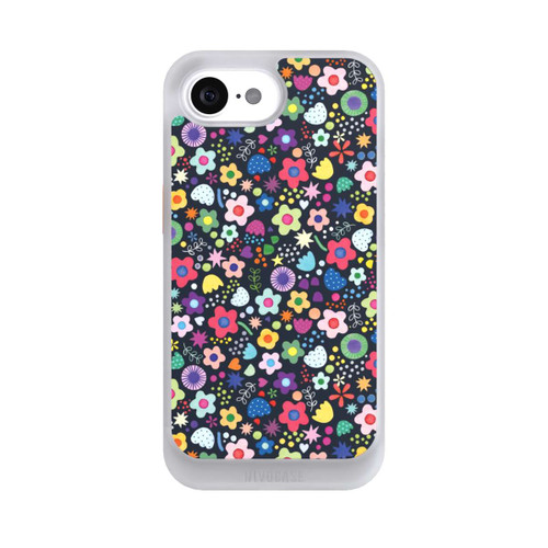 Apple iPhone 17e NIVOcore Psychedelic Flowers Multi Black