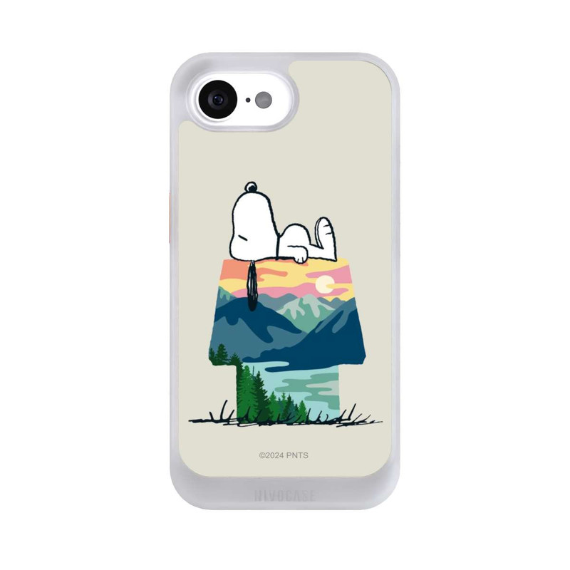 iPhone 17e NIVOcore Snoopy Camping Hütte