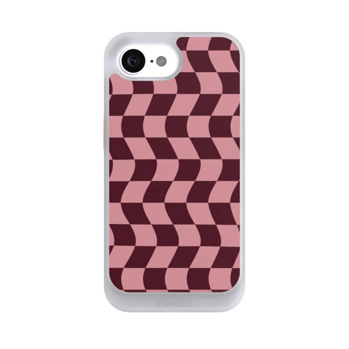 Apple iPhone 17e NIVOcore Schachbrett Rot-Rosa