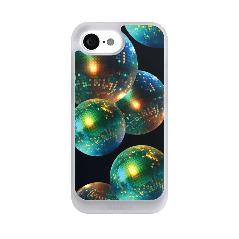 iPhone 17e NIVOcore Discokugel Dekoration Schwarz mit KI