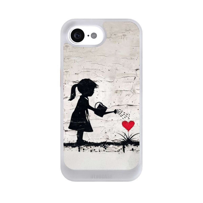 iPhone 17e NIVOcore Girl Watering Bunch of Flowers 