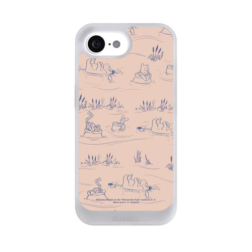 Apple iPhone 17e NIVOcore Winnie the Pooh Retro Pattern Bridges Pink