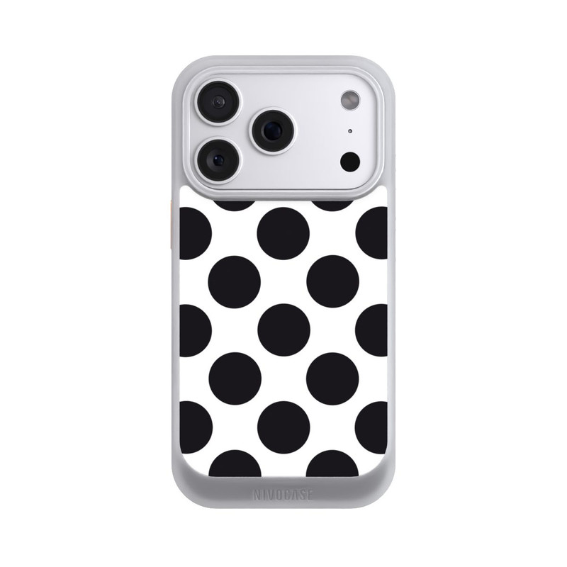 iPhone 18 Pro NIVOcore Big Dots - White