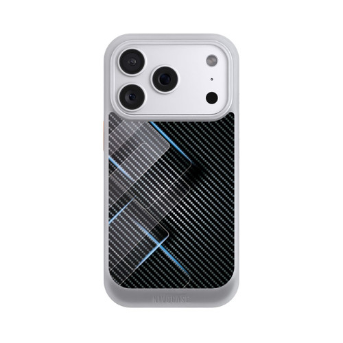 Apple iPhone 18 Pro NIVOcore Blaue Linien auf Karbon