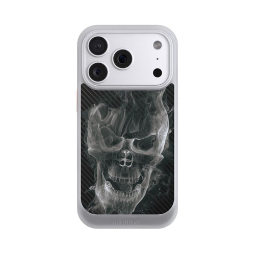 Apple iPhone 18 Pro NIVOcore rauchender Totenkopf Carbon