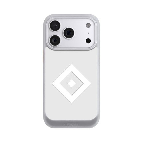 Apple iPhone 18 Pro NIVOcore Logo en forme de losange sur fond gris HSV