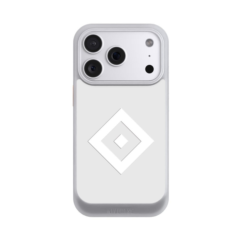 iPhone 18 Pro NIVOcore Rauten Logo auf HSV Grau