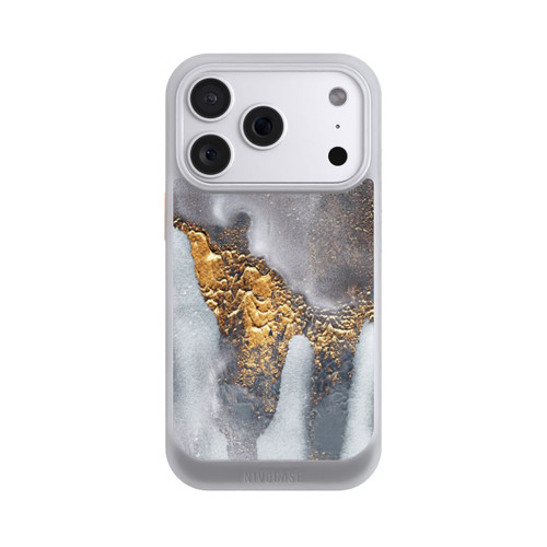 Apple iPhone 18 Pro NIVOcore Beton-Gold-Glitzerlook