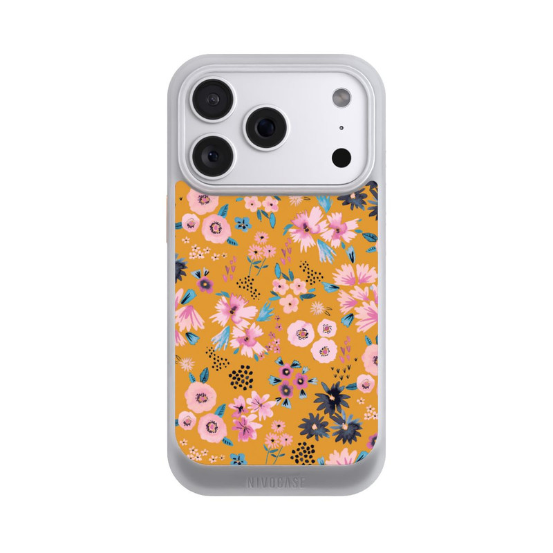iPhone 18 Pro NIVOcore Kleine Blumen senfgelb