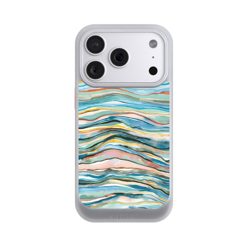 Apple iPhone 18 Pro NIVOcore Achatschichten Aquarellblau