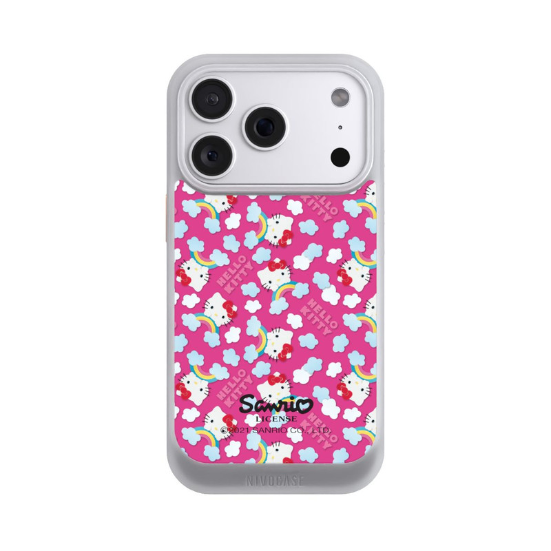 iPhone 18 Pro NIVOcore Hello Kitty Regenbogenmuster