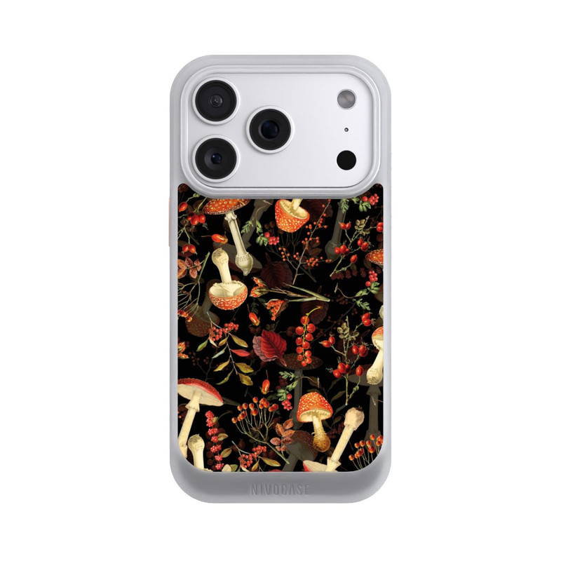 iPhone 18 Pro NIVOcore Pilzmuster Schwarz