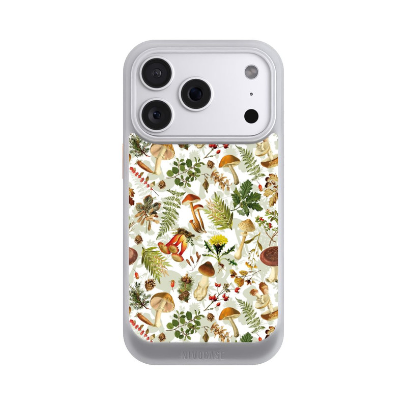 iPhone 18 Pro NIVOcore Pilzmuster Weiß