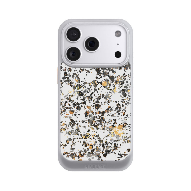 iPhone 18 Pro NIVOcore Gold Speckled Terrazzo