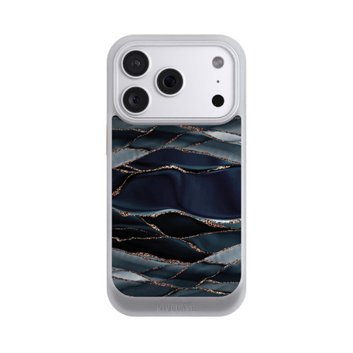 Apple iPhone 18 Pro NIVOcore Dunkelgraue Streifen goldener Look