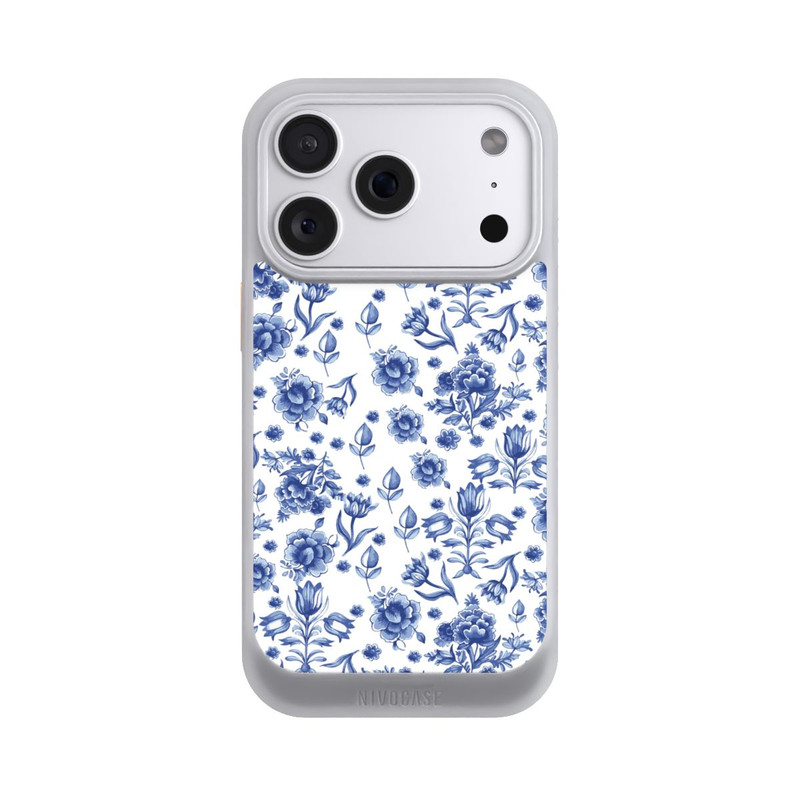 iPhone 18 Pro NIVOcore Blue Flower Pattern - Delft (NL)