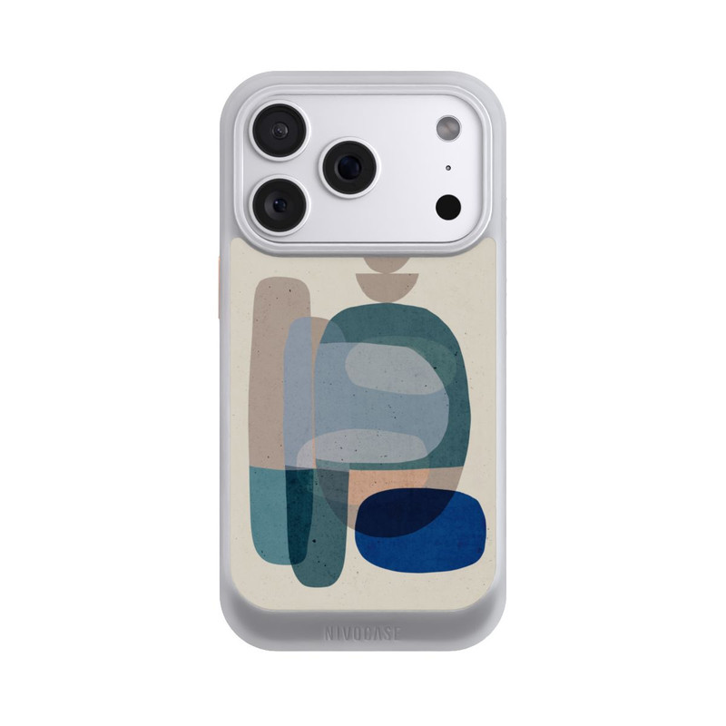 iPhone 18 Pro NIVOcore Stein Nr. 3 Blau