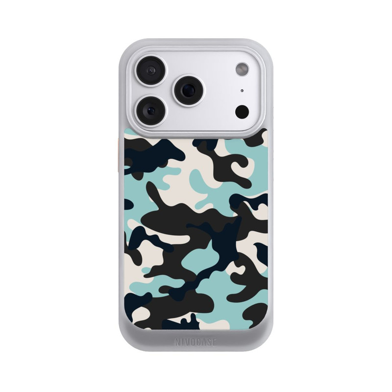 iPhone 18 Pro NIVOcore Blue Camouflage
