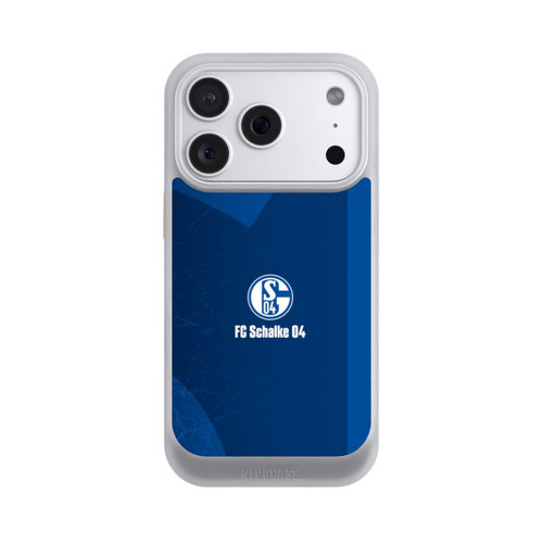 Apple iPhone 18 Pro NIVOcore Schalke 04 Blauer Hintergrund Mit Logo