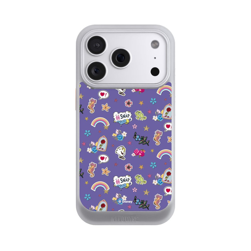 iPhone 18 Pro NIVOcore Princess Pattern Purple Disney Princess