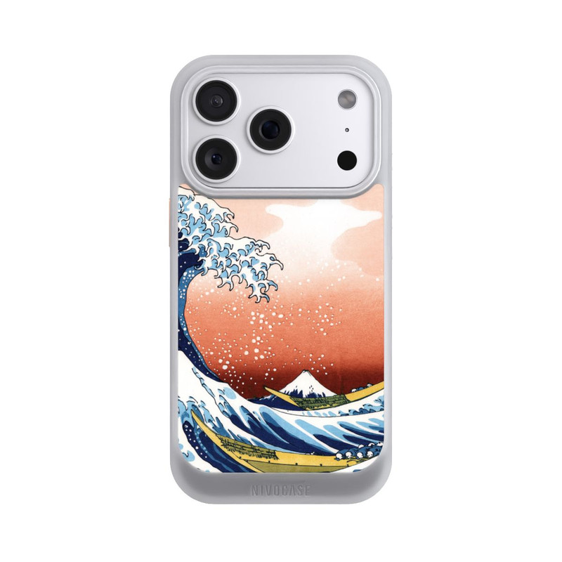 iPhone 18 Pro NIVOcore La Grande Vague de Kanagawa Rouge