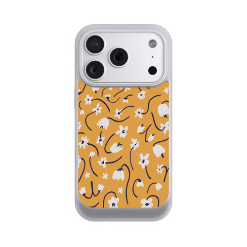 Apple iPhone 18 Pro NIVOcore Kleine Blumen Muster Gelb