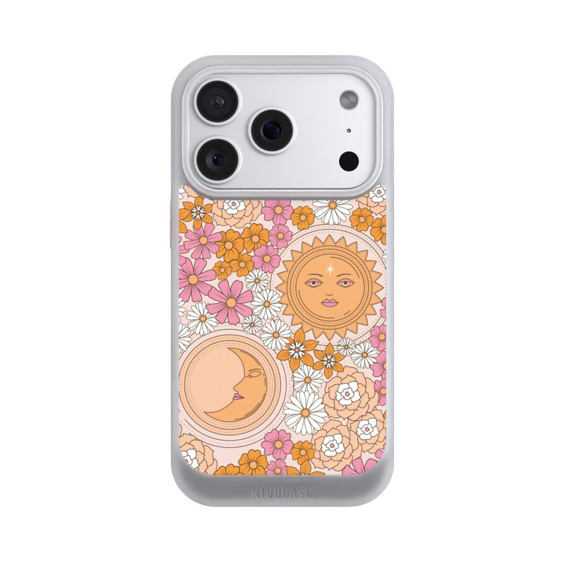 iPhone 18 Pro NIVOcore Mond-Sonne-Blumen