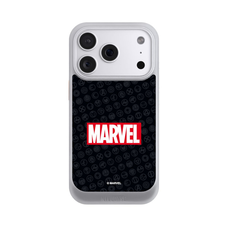 iPhone 18 Pro NIVOcore Marvel Logo Black Red 