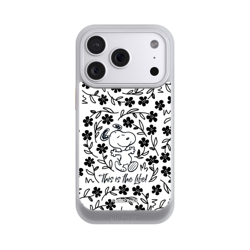 iPhone 18 Pro NIVOcore Snoopy schwarz und weiß This Is The Life