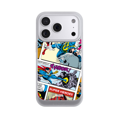 Apple iPhone 18 Pro NIVOcore Marvel Retro Comic Blue