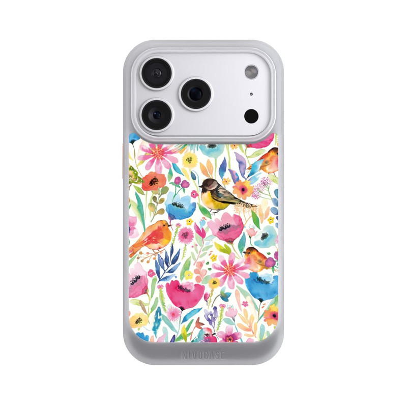 iPhone 18 Pro NIVOcore Whimsical Birds and Flowers
